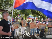 Manifestação por liberdade em Cuba reúne mais de 40 pessoas em Içara