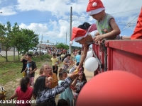 Natal de Realizações: pelotão de voluntários distribui mais de 3 mil brinquedos